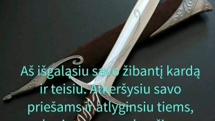 Pakartoto įstatymo 32:41 LTB