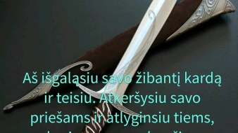 Pakartoto įstatymo 32:41 LTB